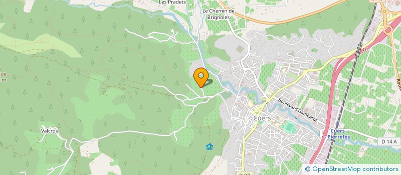 localisation de l'entreprise MP DEVELOPPEMENT à CUERS