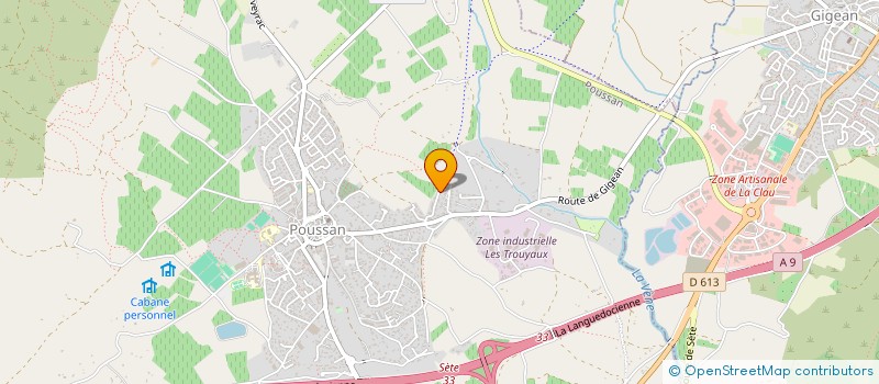 localisation de l'entreprise MP DIAZ  POUSSAN