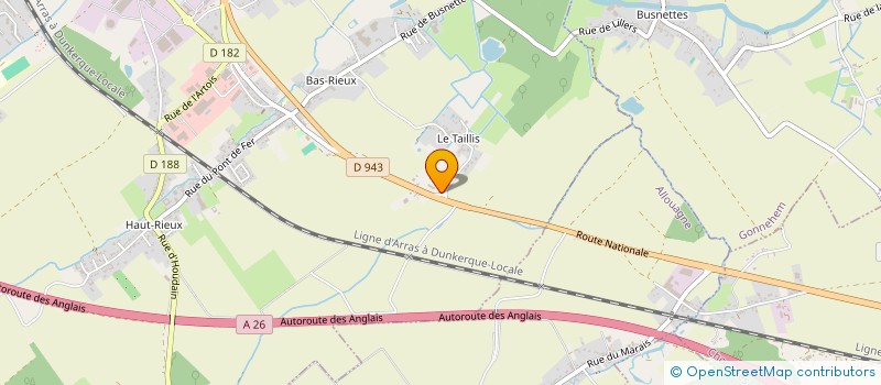 localisation de l'entreprise MP DIFFUSION  LILLERS