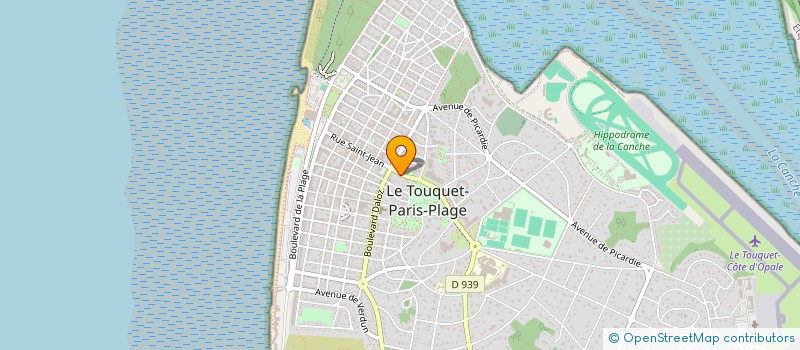 localisation de l'entreprise MP DISTRIBUTION  LE TOUQUET-PARIS-PLAGE