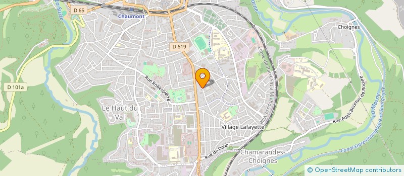 localisation de l'entreprise MP ELECTROMENAGER à CHAUMONT