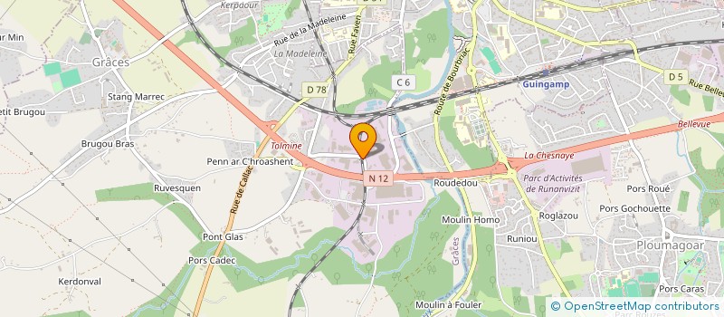 localisation de l'entreprise MP ENERGIES à GRACES