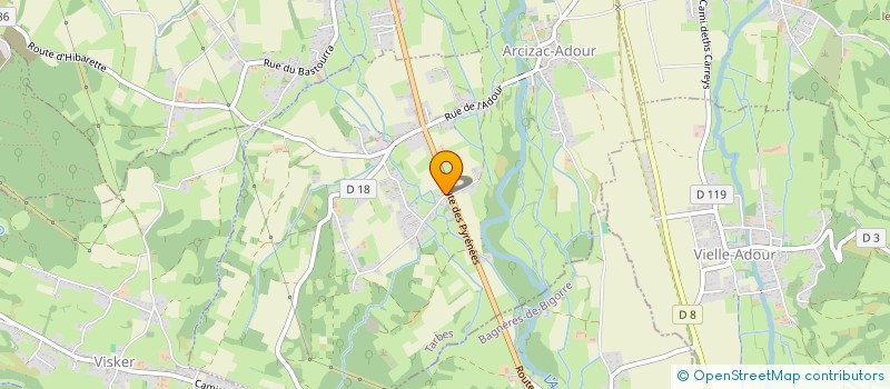 localisation de l'entreprise MP ENERGY  ARCIZAC-ADOUR