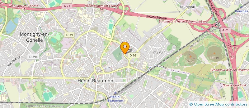 localisation de l'entreprise MP ENERGY  HENIN-BEAUMONT