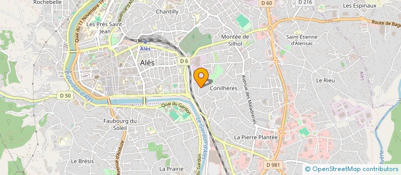 localisation de l'entreprise MP FACADE  ALES