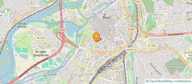 localisation de l'entreprise MP FINANCE NANCY à METZ