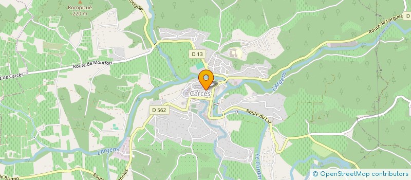 localisation de l'entreprise MP FOCH  CARCES