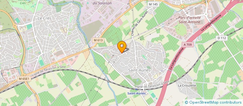 localisation de l'entreprise MP FONCIER  SAINT-AUNES