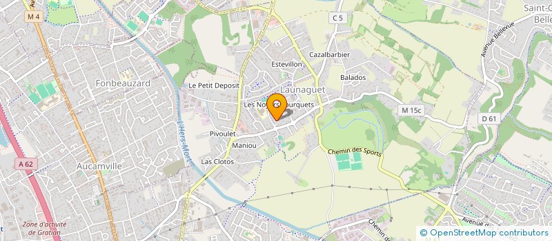 localisation de l'entreprise MP FORMATION à LAUNAGUET