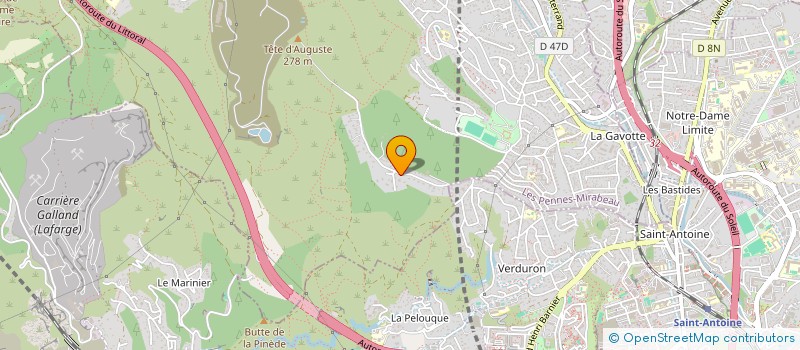 localisation de l'entreprise MP-GEST à LES PENNES-MIRABEAU