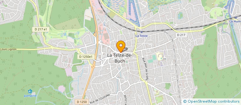 localisation de l'entreprise MP GESTION à LA TESTE-DE-BUCH