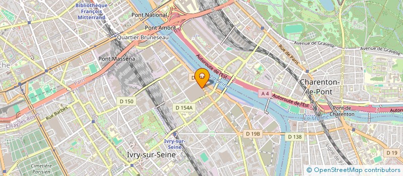 localisation de l'entreprise MP GESTION à IVRY-SUR-SEINE