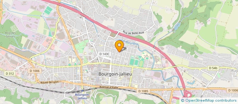 localisation de l'entreprise MP GESTION à BOURGOIN-JALLIEU