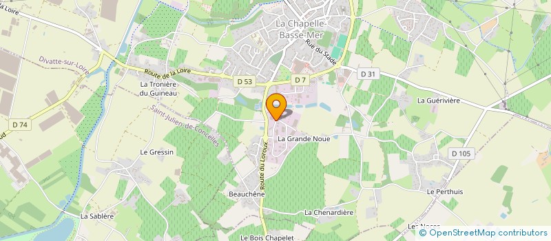localisation de l'entreprise MP GLACONS à DIVATTE-SUR-LOIRE