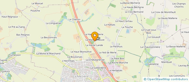 localisation de l'entreprise MP&GO  LA MEZIERE