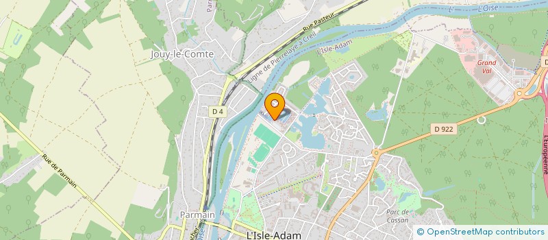 localisation de l'entreprise MP HARBOR  L'ISLE-ADAM