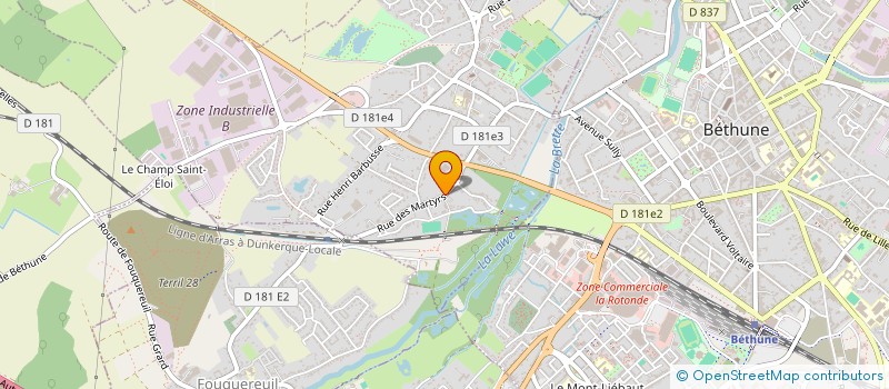 localisation de l'entreprise MP HOLDING à ANNEZIN