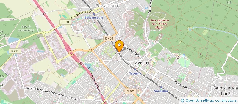 localisation de l'entreprise MP HOLDING  TAVERNY