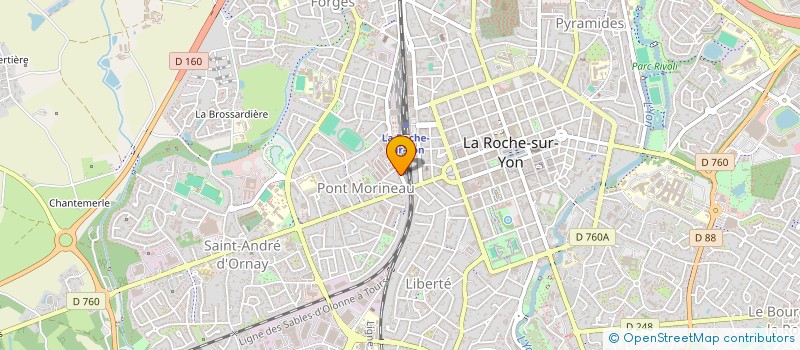 localisation de l'entreprise MP HORIZON  LA ROCHE-SUR-YON