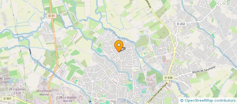 localisation de l'entreprise MP IMMO  L'ISLE-SUR-LA-SORGUE