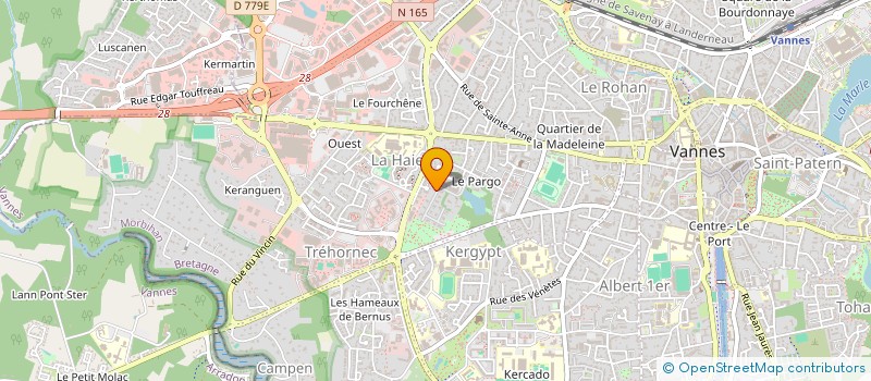 localisation de l'entreprise MP IMMO  VANNES