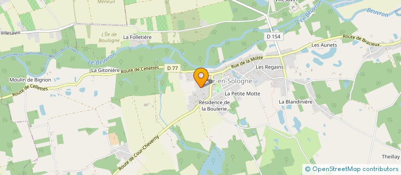localisation de l'entreprise MP IMMO  TOUR-EN-SOLOGNE