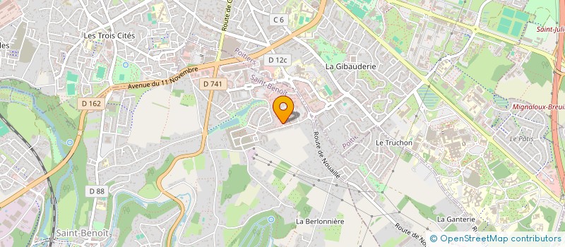 localisation de l'entreprise MP IMMO  SAINT-BENOIT