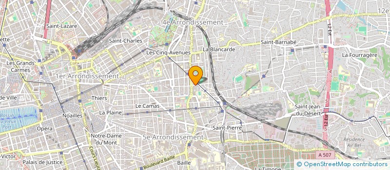 localisation de l'entreprise MP IMMOBILIER à MARSEILLE