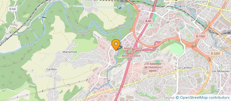 localisation de l'entreprise MP IMMOBILIER  CHAVANOD