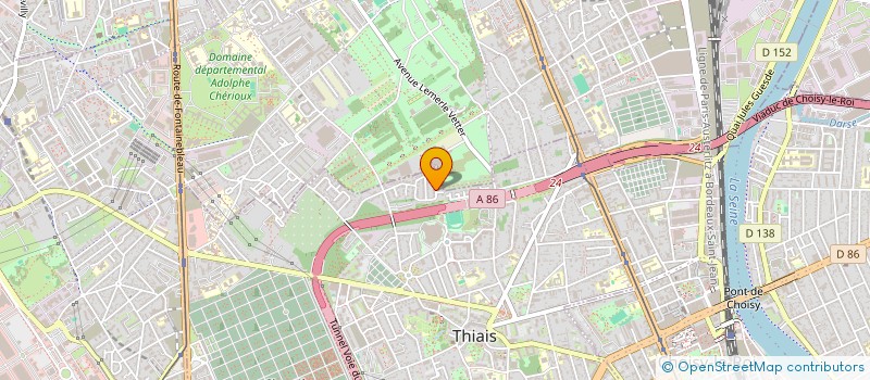 localisation de l'entreprise MP IMMOBILIER à THIAIS