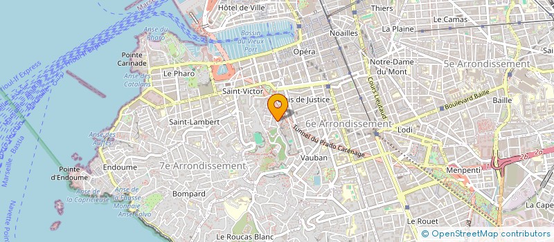 localisation de l'entreprise MP IMMOBILIER à MARSEILLE