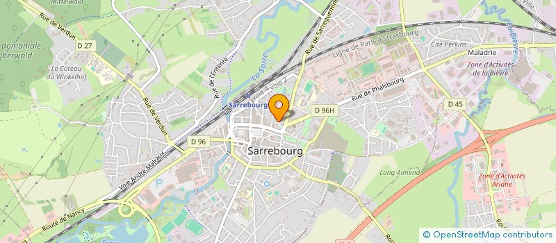localisation de l'entreprise MP IMPORT à SARREBOURG