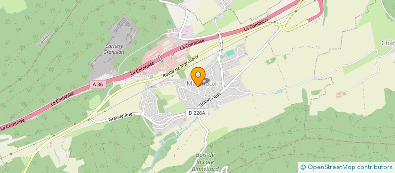 localisation de l'entreprise MP INVEST  MARCHAUX-CHAUDEFONTAINE