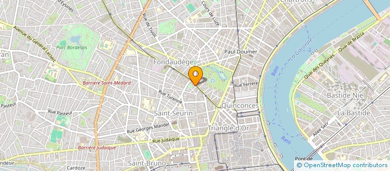 localisation de l'entreprise MP INVEST à BORDEAUX