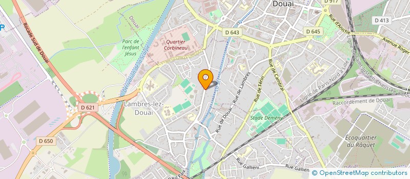 localisation de l'entreprise MP INVEST  LAMBRES-LEZ-DOUAI