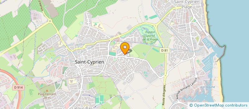 localisation de l'entreprise MP INVEST  SAINT-CYPRIEN