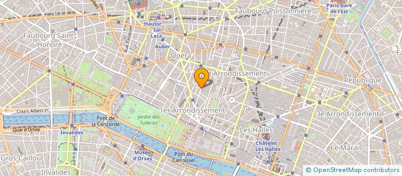 localisation de l'entreprise MP INVESTISSEMENTS  PARIS