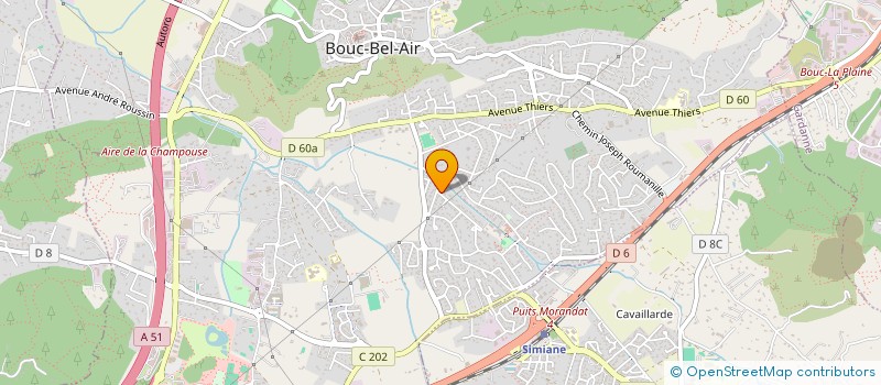 localisation de l'entreprise MP ISOLATION à BOUC-BEL-AIR