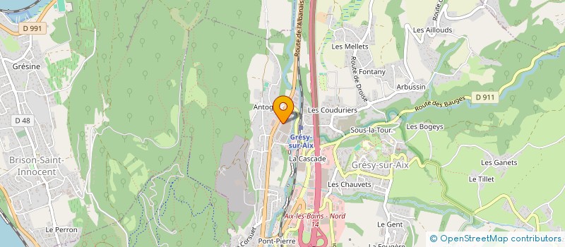 localisation de l'entreprise MP ITALIA  GRESY-SUR-AIX