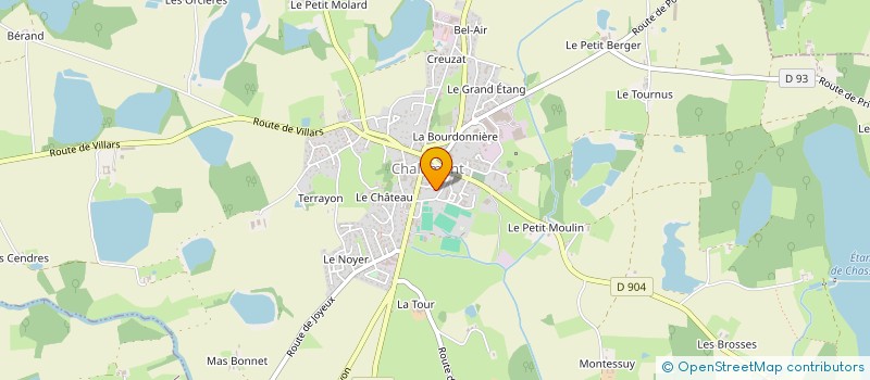 localisation de l'entreprise MP JF à CHALAMONT