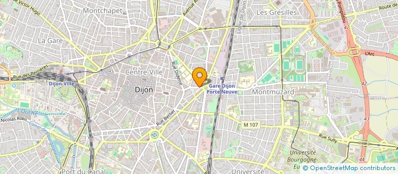 localisation de l'entreprise MP LA BURIE à DIJON