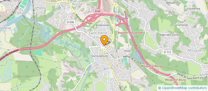 localisation de l'entreprise MP LES ATELIERS CUISINE à SAINT-PIERRE-D'IRUBE