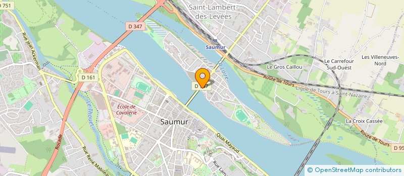 localisation de l'entreprise MP LOCATION  SAUMUR