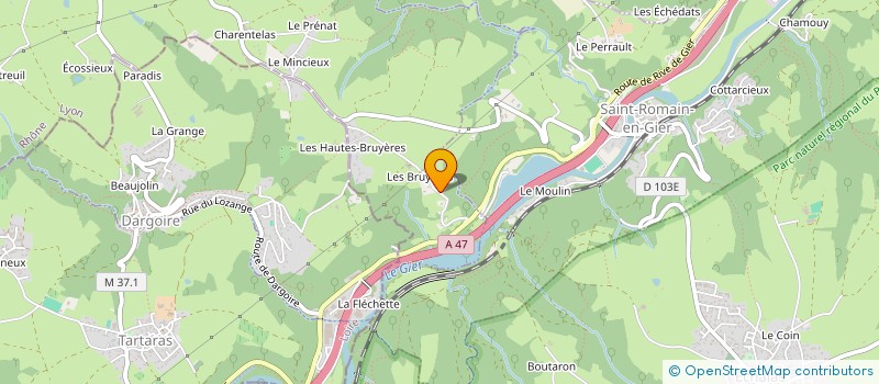 localisation de l'entreprise MP LYON SUD  MIONS