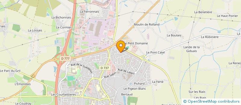 localisation de l'entreprise MP MAITRISE D'OEUVRE  BAIN-DE-BRETAGNE