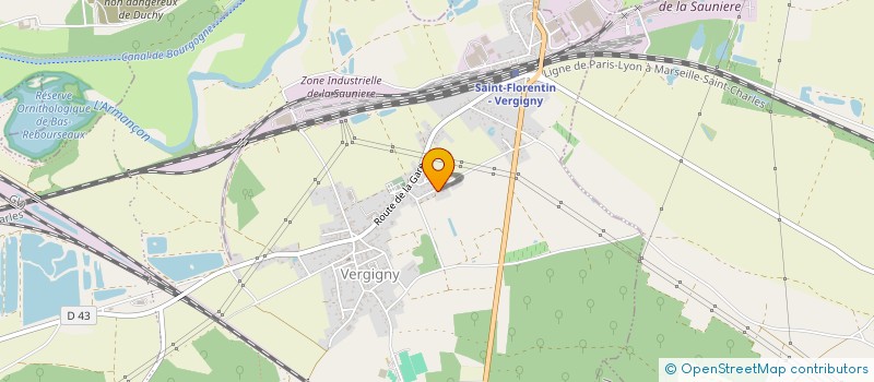 localisation de l'entreprise MP MARCO à VERGIGNY