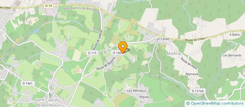localisation de l'entreprise MP MARINE à SAINT-CAPRAIS-DE-BORDEAUX