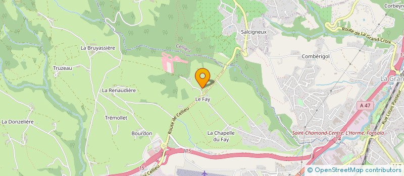 localisation de l'entreprise MP.MAT  SAINT-CHAMOND