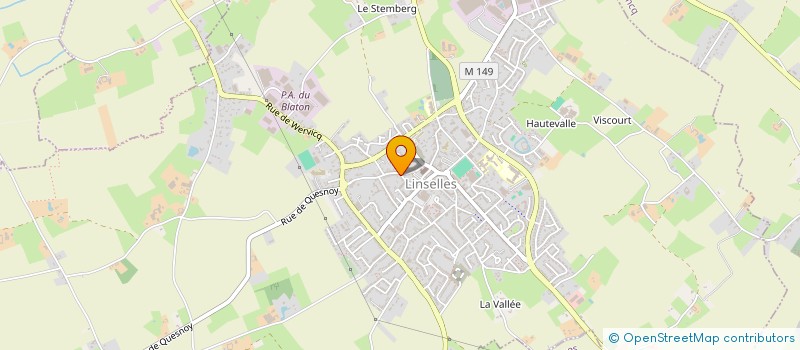 localisation de l'entreprise MP MATERIELS à LINSELLES