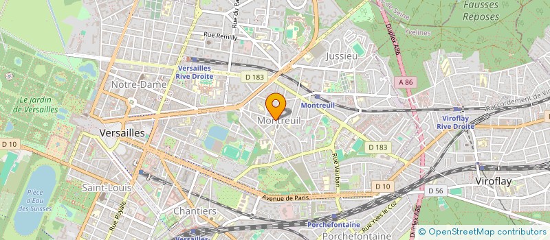 localisation de l'entreprise MP MAUREPAS PROTECTION à VERSAILLES